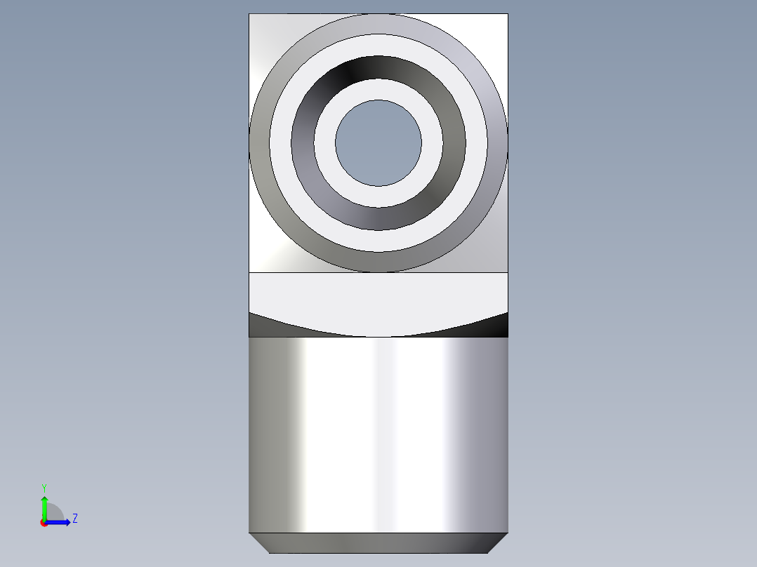 卡套式工业通用硬管接头EO_Union_tee_T06LCFX左视图