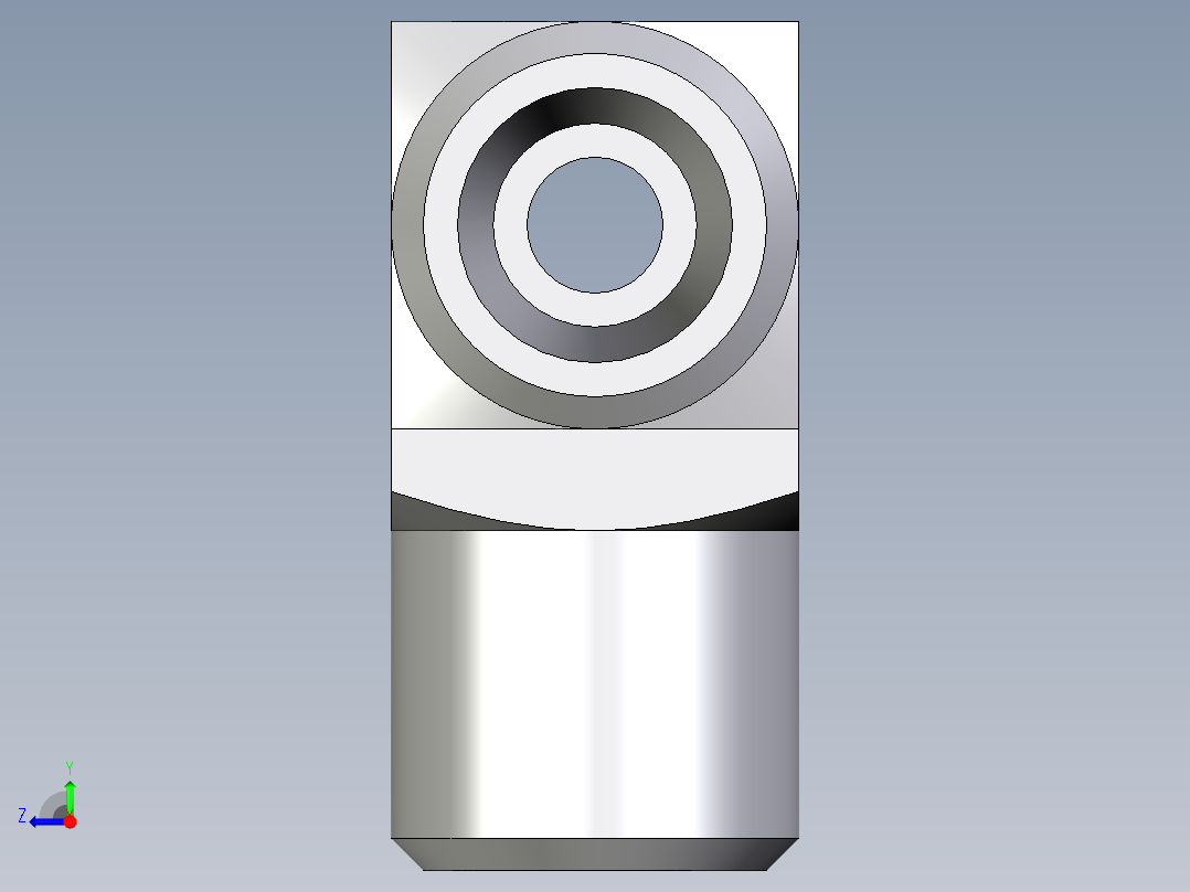 卡套式工业通用硬管接头EO_Union_tee_T06LCFX右视图