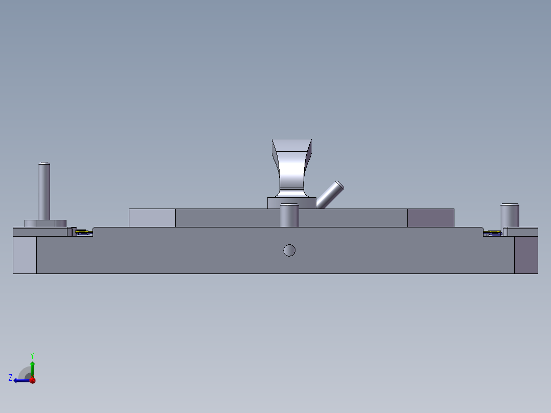 镭雕治具-带感应右视图