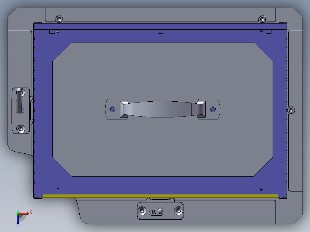 镭雕治具-带感应俯视图