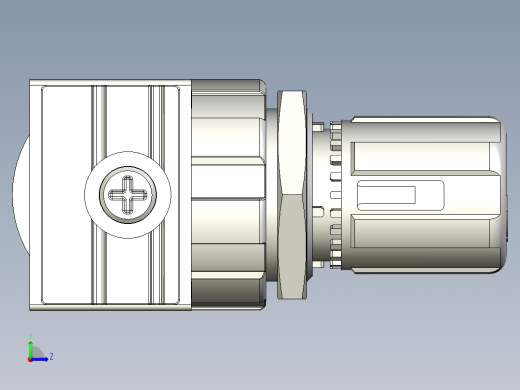 标准手动压力调节器P3L LITE FRL SYSTEM AIR PRESSURE REGULATORS - P3LR SERIES (12)左视缩略图