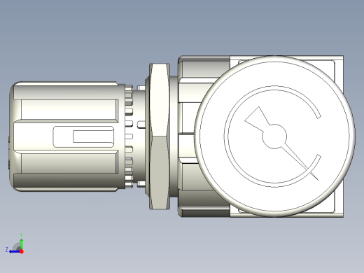 标准手动压力调节器P3L LITE FRL SYSTEM AIR PRESSURE REGULATORS - P3LR SERIES (12)右视缩略图