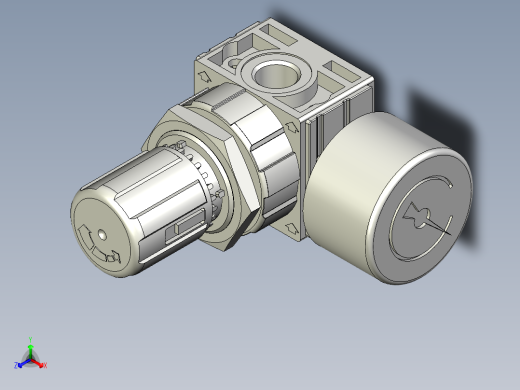 标准手动压力调节器P3L LITE FRL SYSTEM AIR PRESSURE REGULATORS - P3LR SERIES (12)正等轴测缩略图