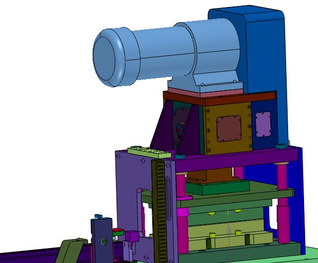 自动进料打磨条冲型机