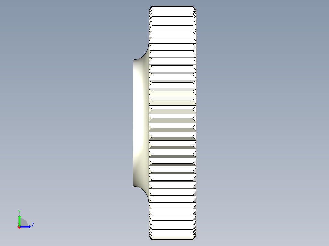 把手2476-3D多系列多零件图纸模型左视图