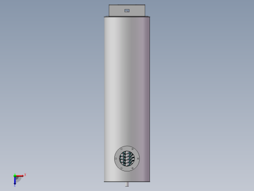 立式冷凝器组件俯视缩略图