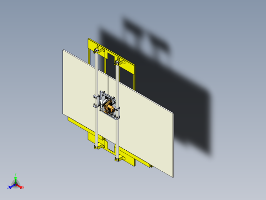 竖板锯3D数模图纸 x_t格式