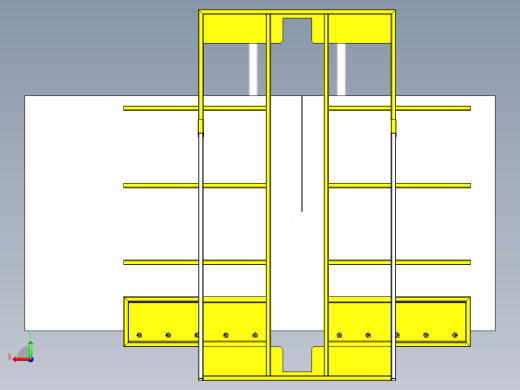 竖板锯3D数模图纸 x_t格式后视缩略图