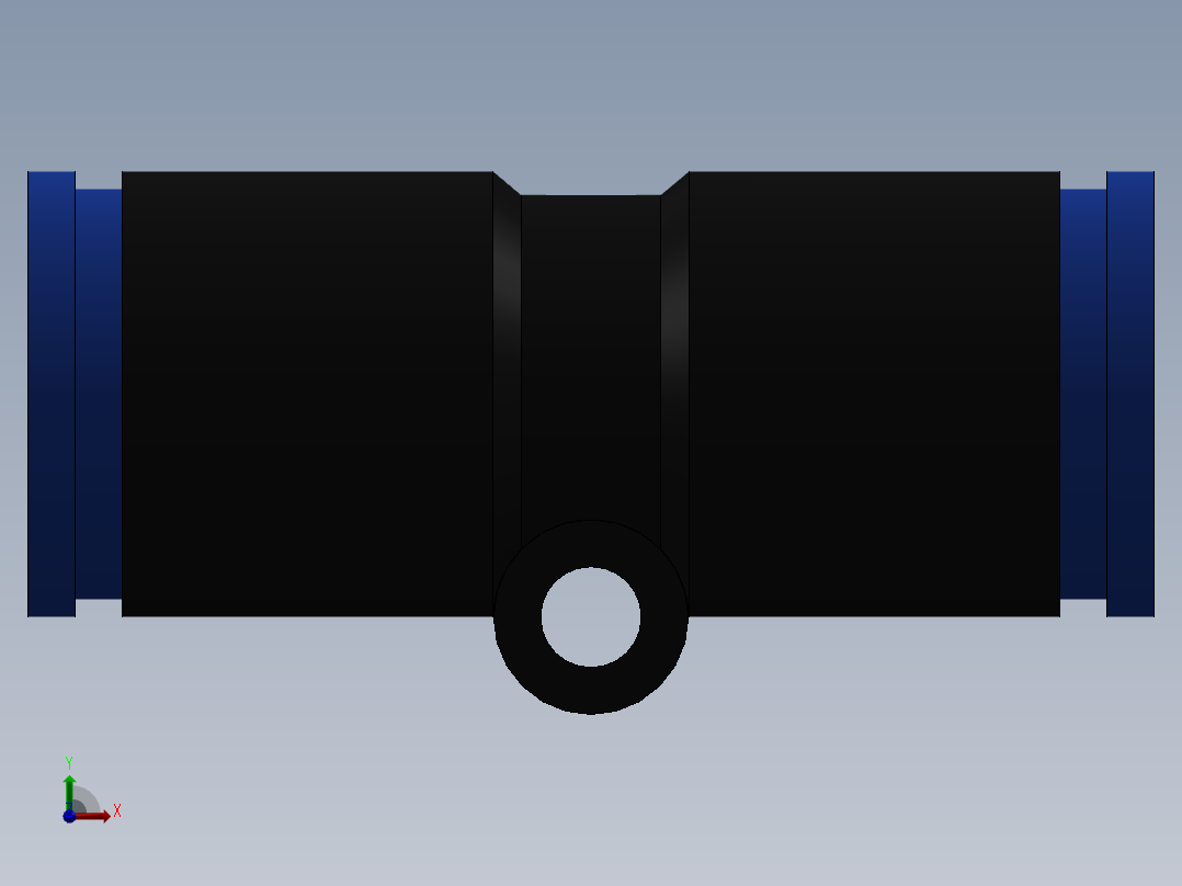 Ø12 - UNIÃO RETA (C00201200)前视图