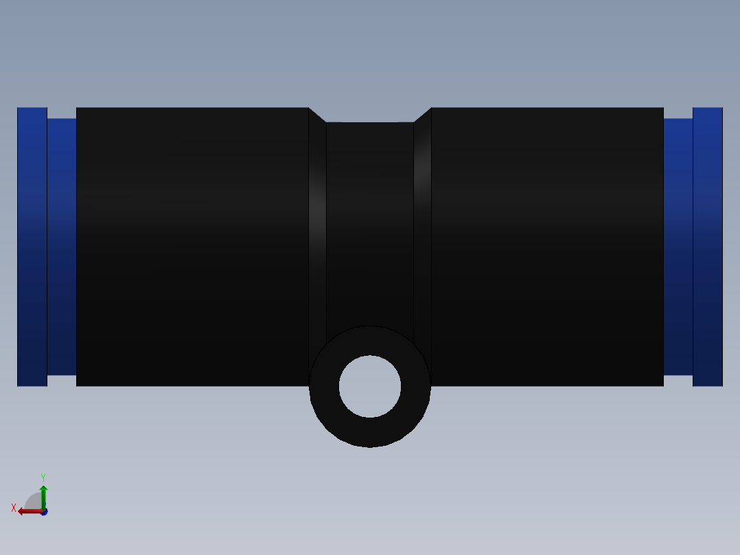 Ø12 - UNIÃO RETA (C00201200)后视图