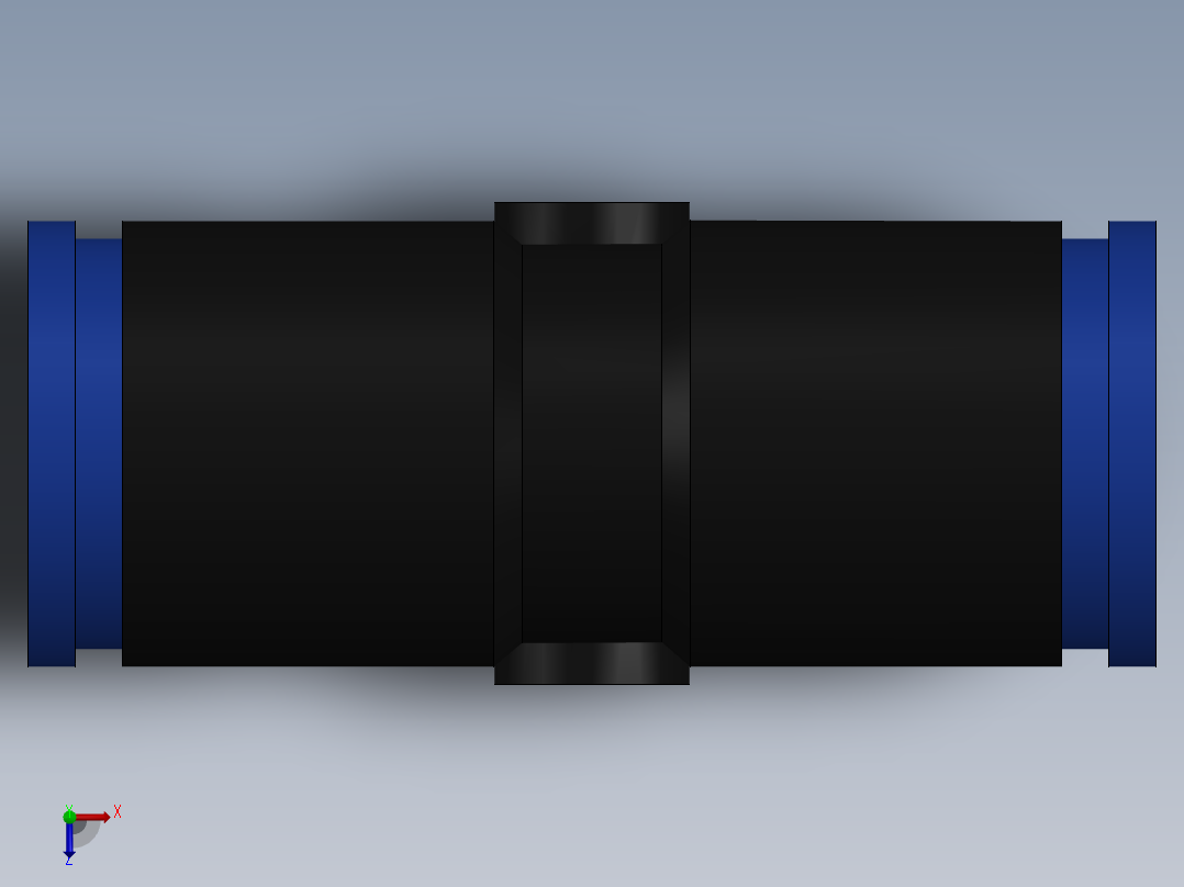 Ø12 - UNIÃO RETA (C00201200)俯视图