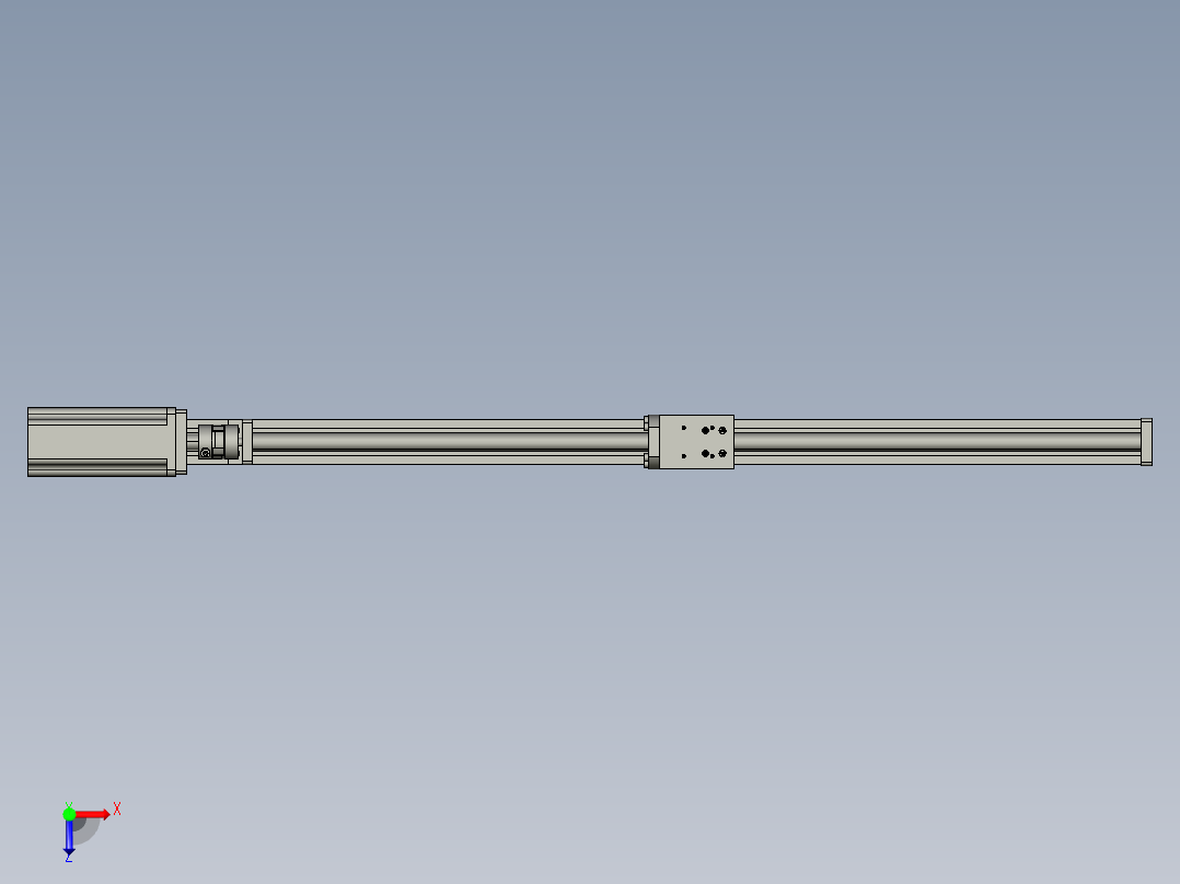 模组FSK40-L10C7-BC-T40（700行程）俯视图
