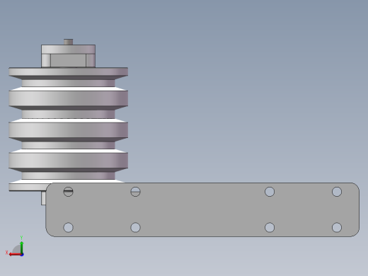 张紧轮模型后视缩略图