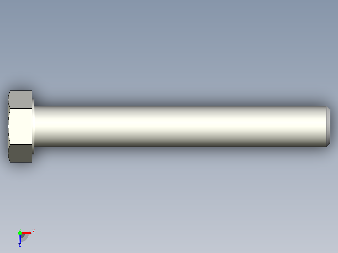 螺钉-DIN_931-M14x2x100_21.stp俯视图