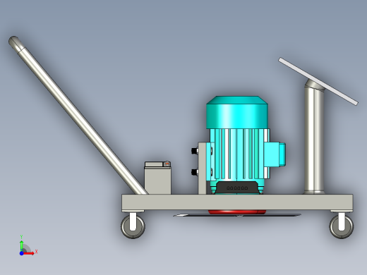 太阳能电池板割草机前视缩略图