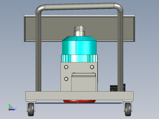 太阳能电池板割草机左视缩略图