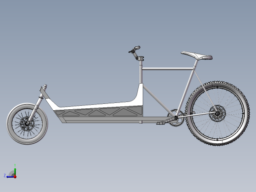 95---货运自行车设计模型 sw2010三维图纸模型设计图纸右视缩略图