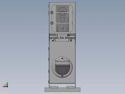 筒形件卷边接合偏心冲床后视缩略图