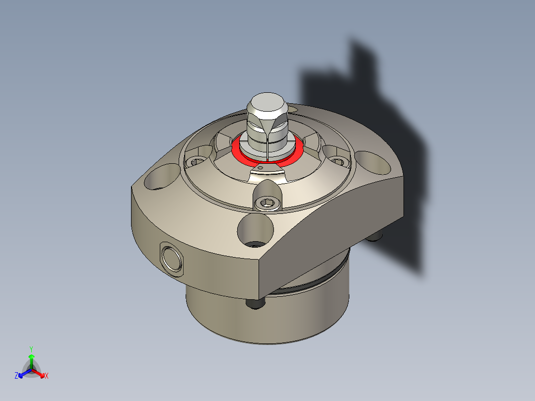 KOSMEKSFA1000-M2A-090多系列多零件图纸模型多系列多零件图纸模型正等轴测图