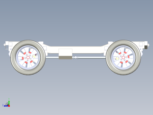 jeep-sasi吉普车底盘3D图纸 x_t IGS格式右视缩略图