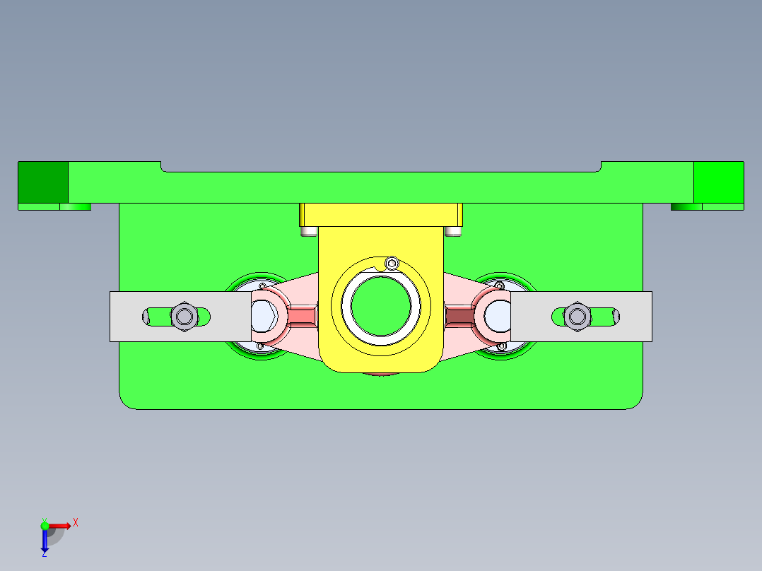 831008拨叉加工工艺及镗φ50孔夹具设计【含三维SolidWorks和UG】俯视图