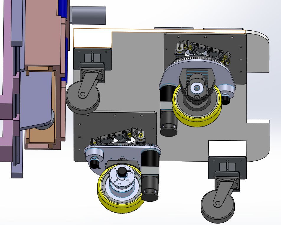 电动搬运小车三维图
