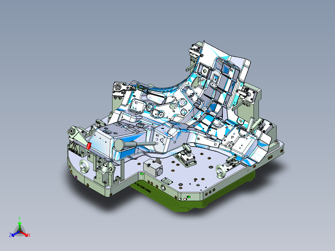 左护板液压夹具