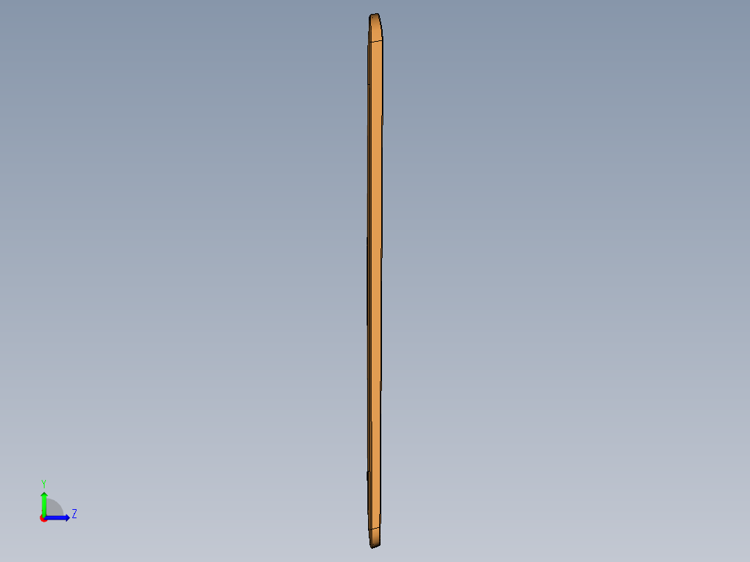 轻薄笔记本外壳铣墙高UG编程程序模型 (1)左视图