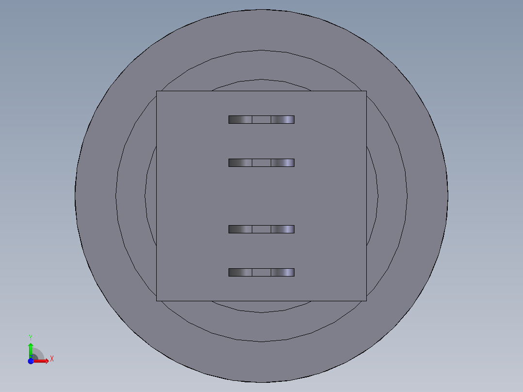 電源開關前视图