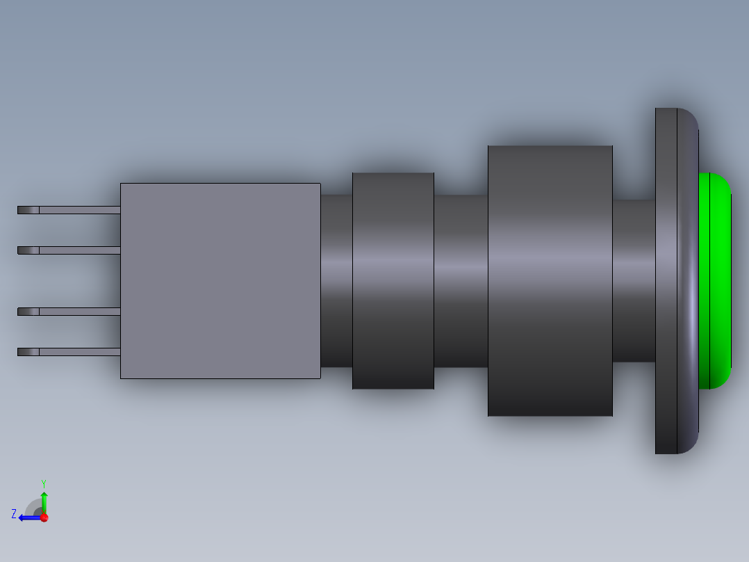 電源開關右视图