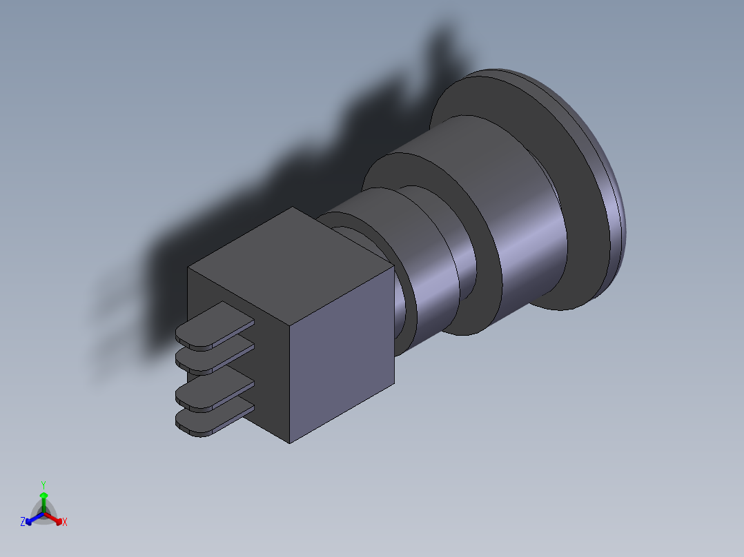 電源開關正等轴测图
