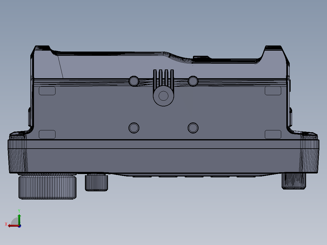 ICOM的IC-705便携电台后视图