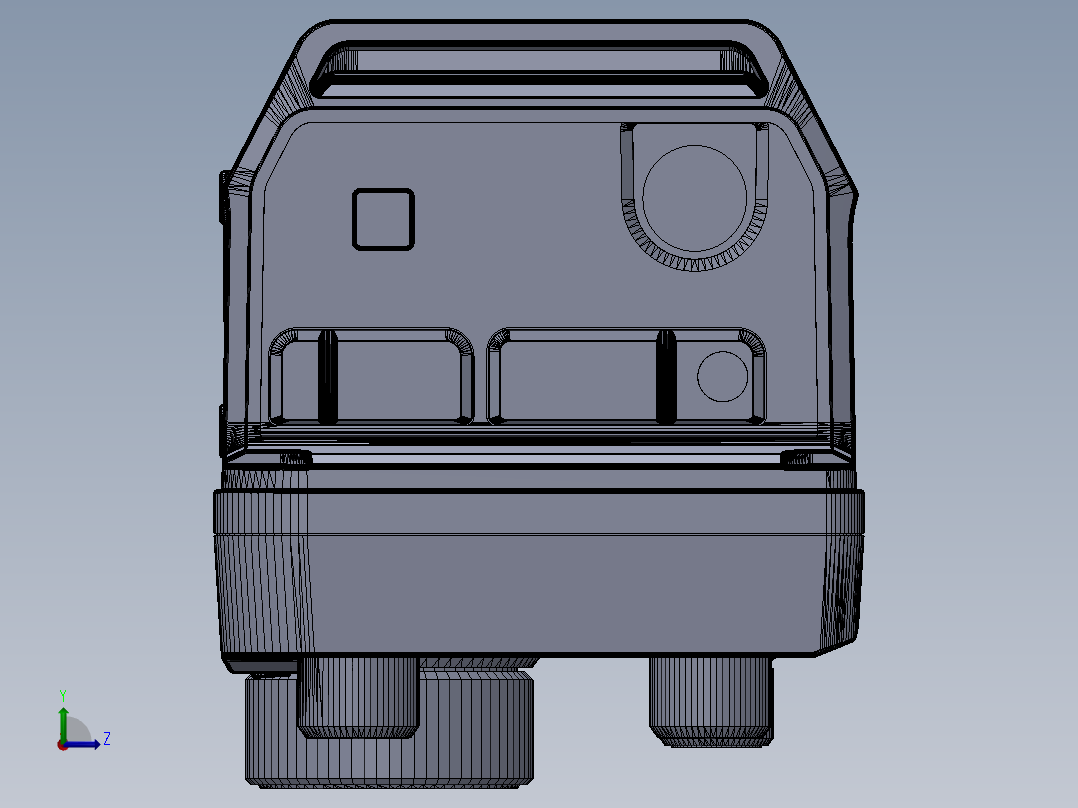 ICOM的IC-705便携电台左视图