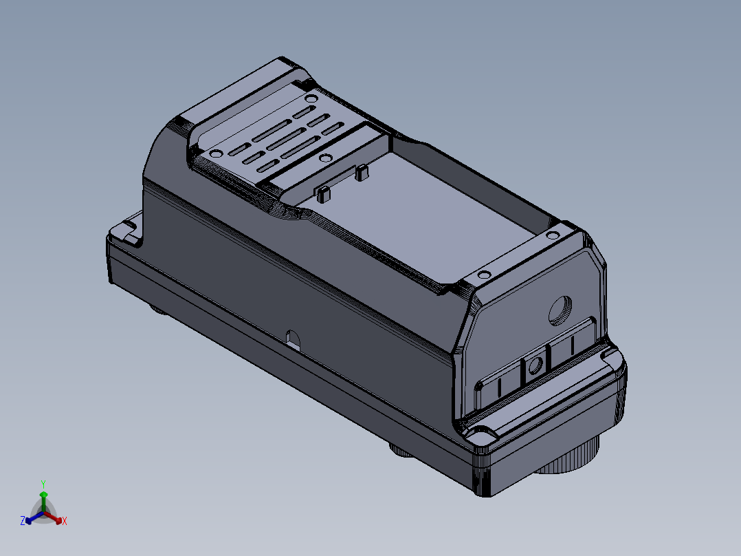 ICOM的IC-705便携电台正等轴测图