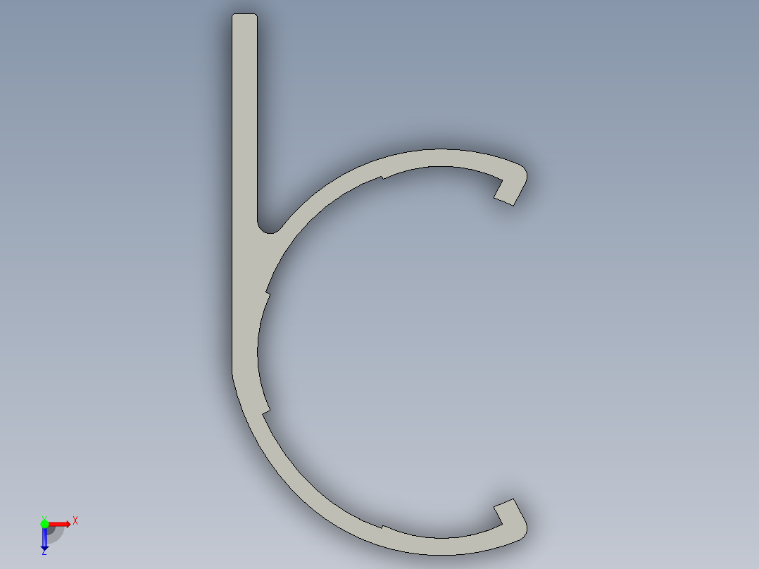 43台板固定卡扣.STEP俯视图