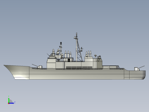 暴雨级巡洋舰左视缩略图