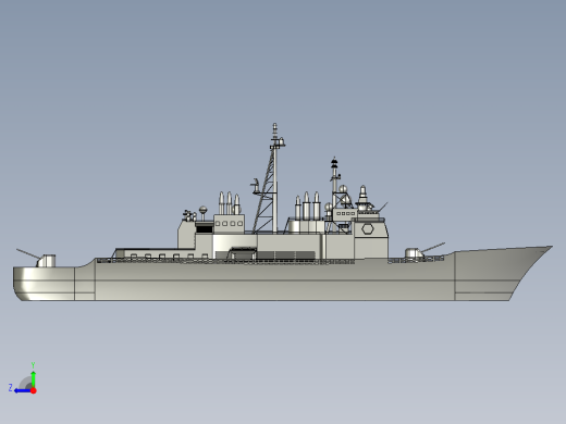 暴雨级巡洋舰右视缩略图