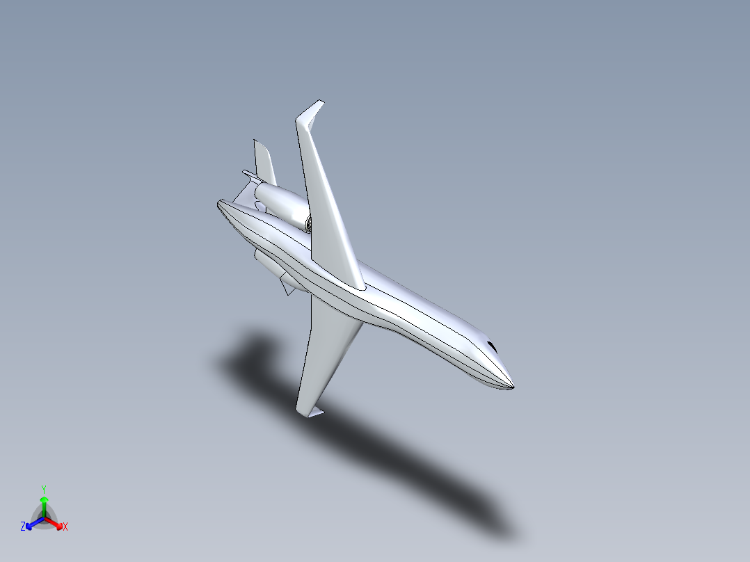 B2004395-Erj-135 飞机主视图