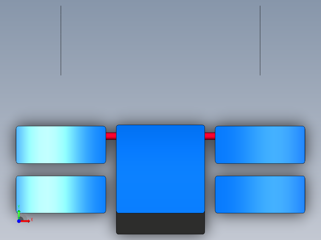 A2005012-乐高速度冠军 - 布加迪凯龙 (75878)前视图
