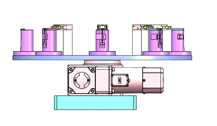 8工位凸轮分割器转盘机构