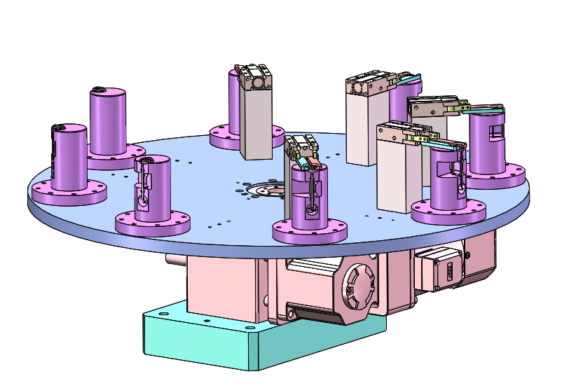 8工位凸轮分割器转盘机构