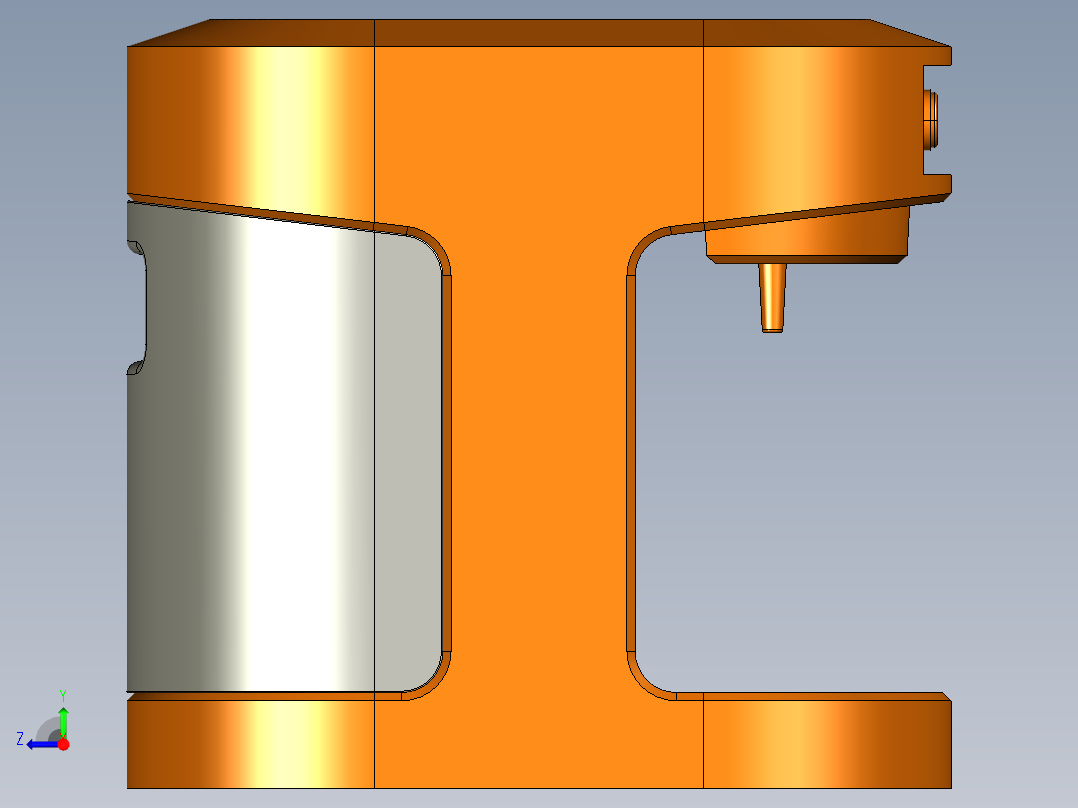 咖啡机（多体）。。右视图