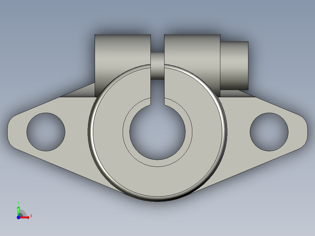 固定座SHFT8前视图