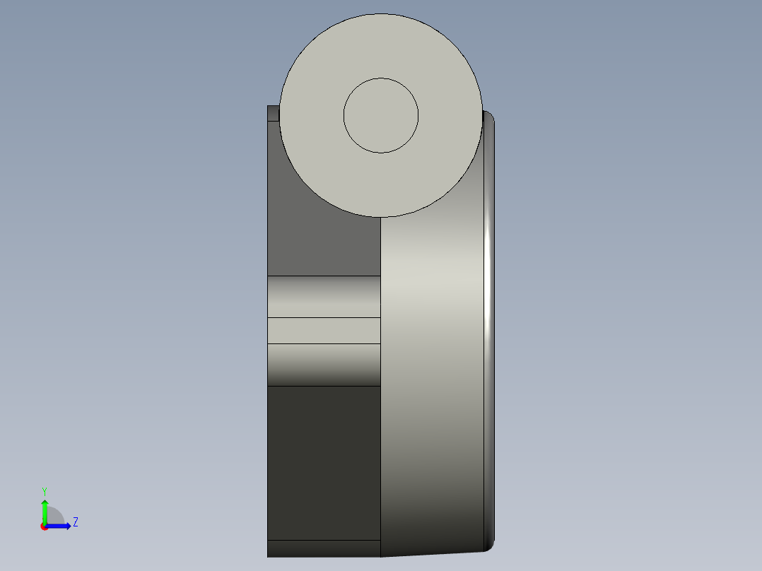 固定座SHFT8左视图