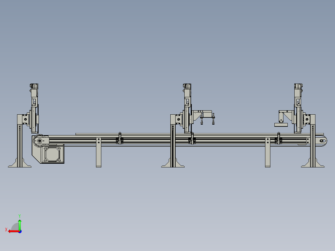 PCB板铣削的小型数控铣床后视图