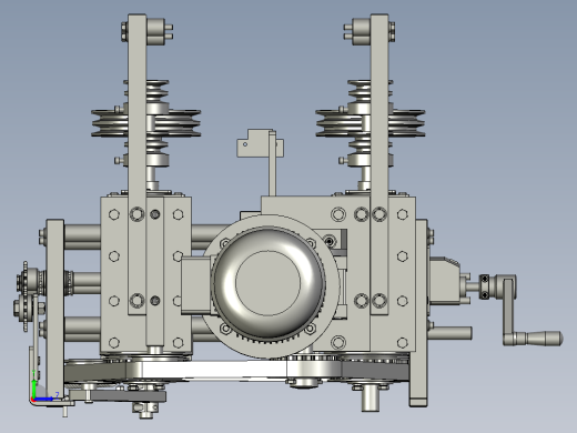 LP-200B-02-00下部调节夹瓶部件左视缩略图