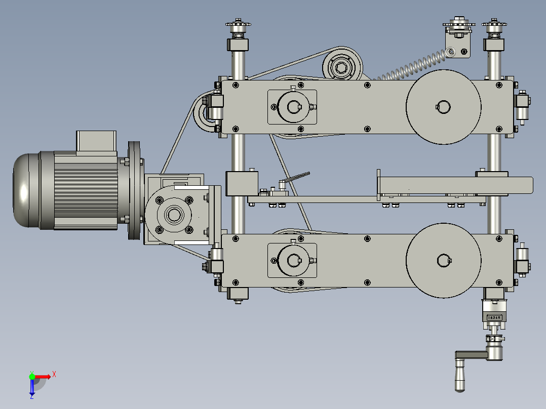 LP-200B-02-00下部调节夹瓶部件俯视图