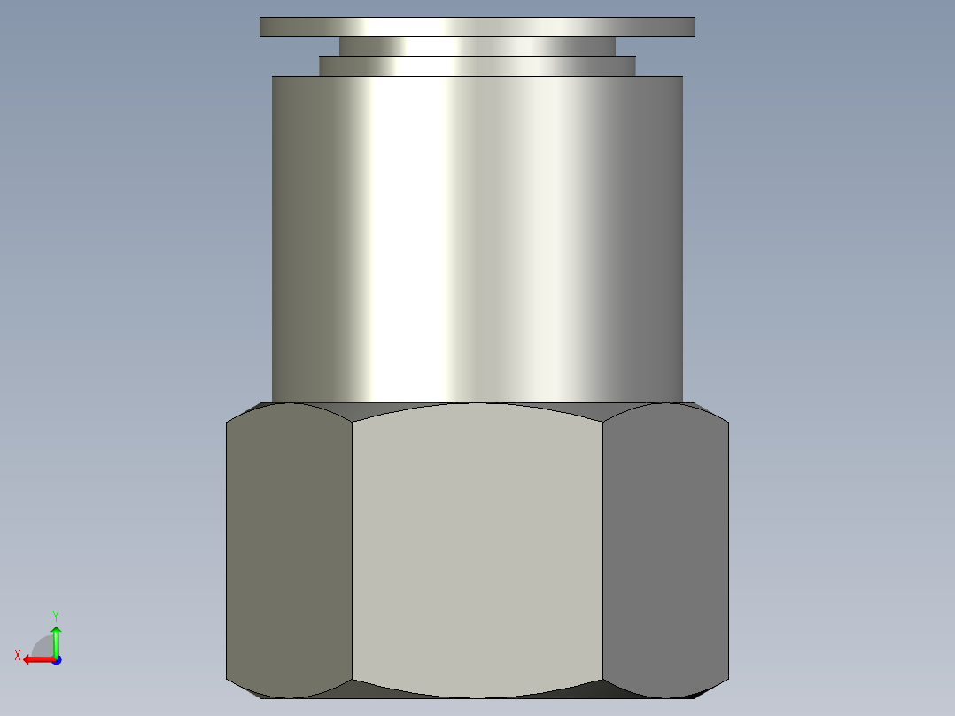 气动接头内丝G1_2-12后视图