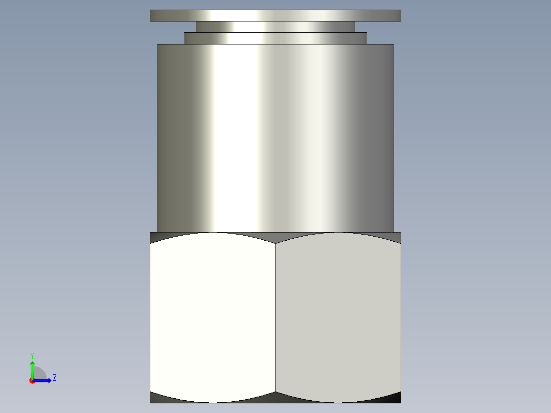 气动接头内丝G1_2-12左视图