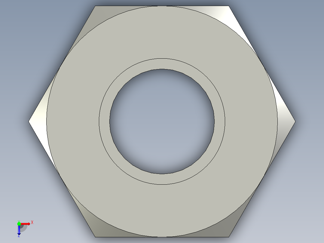 气动接头内丝G1_2-12俯视图